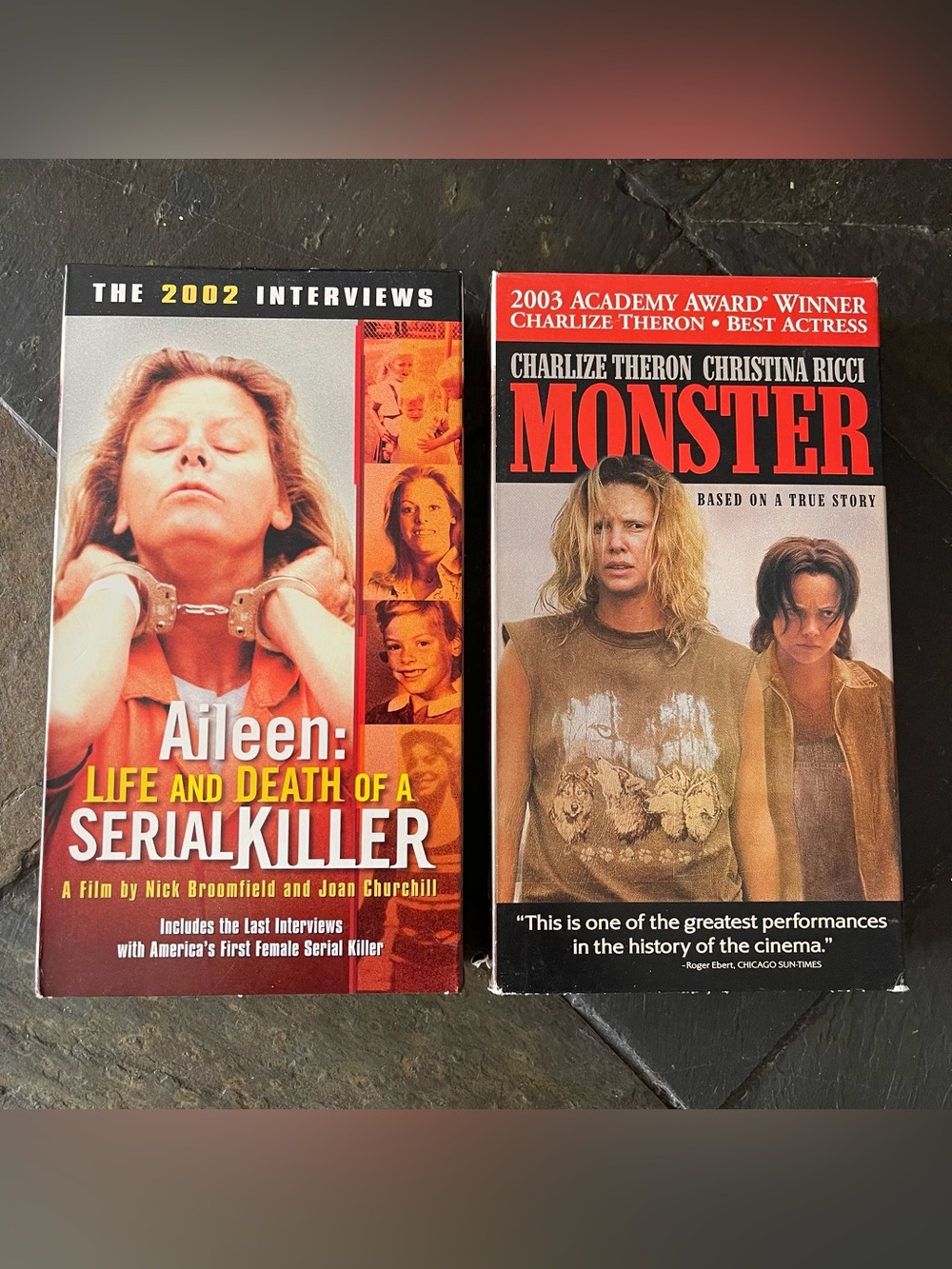 Aileen Wuornos Serial Killer VHS Lot Of 2 True Crime Tapes Monster & Documentary